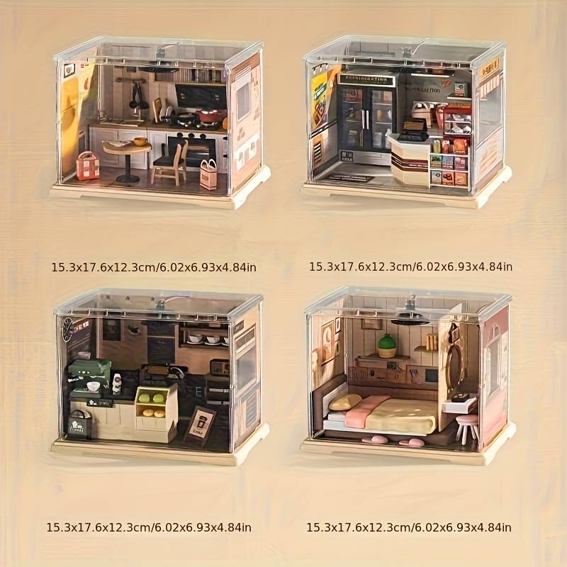 Building Toy Architectural Model Toy Set Style Kitchen