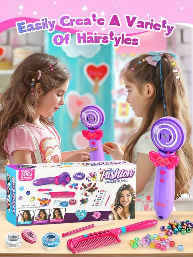 Hair Braiding Products Model Threeinone Braiding Artifact Tool Applicable People6 Years Old