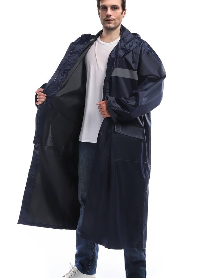 Raincoat Navy Color Size Uk L