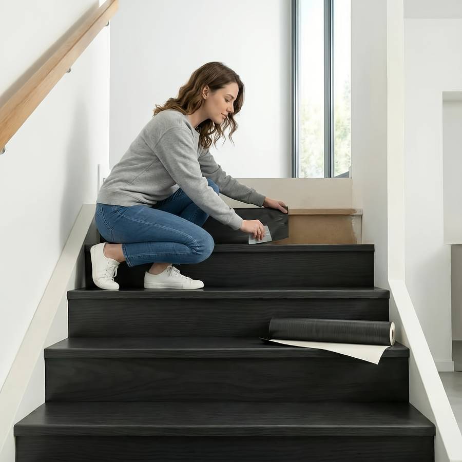 Self Adhesive Floor Stickers Ym 30Cm*300Cm 11.81Inch*118.1Inc
