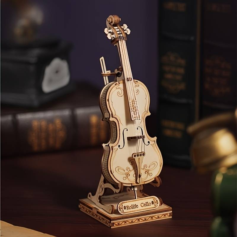 3D Puzzle Musical Instrument Model Model Cello Building Blocks Puzzle