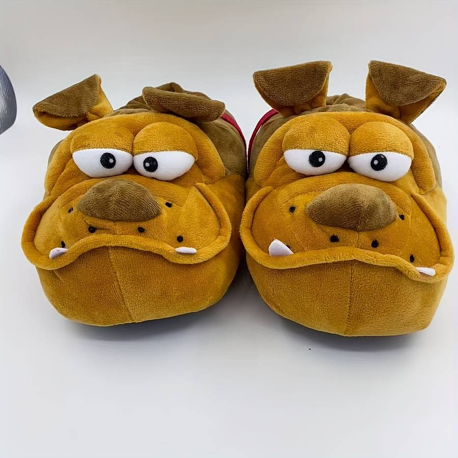 Cotton Slippers Color Yellowishbrown Sizeuk 7
