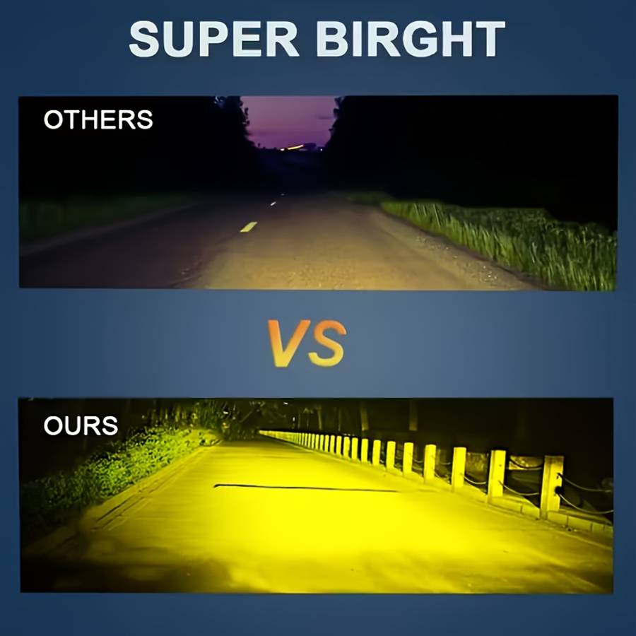 Car Lights Model V4 Yellow Light Line Set