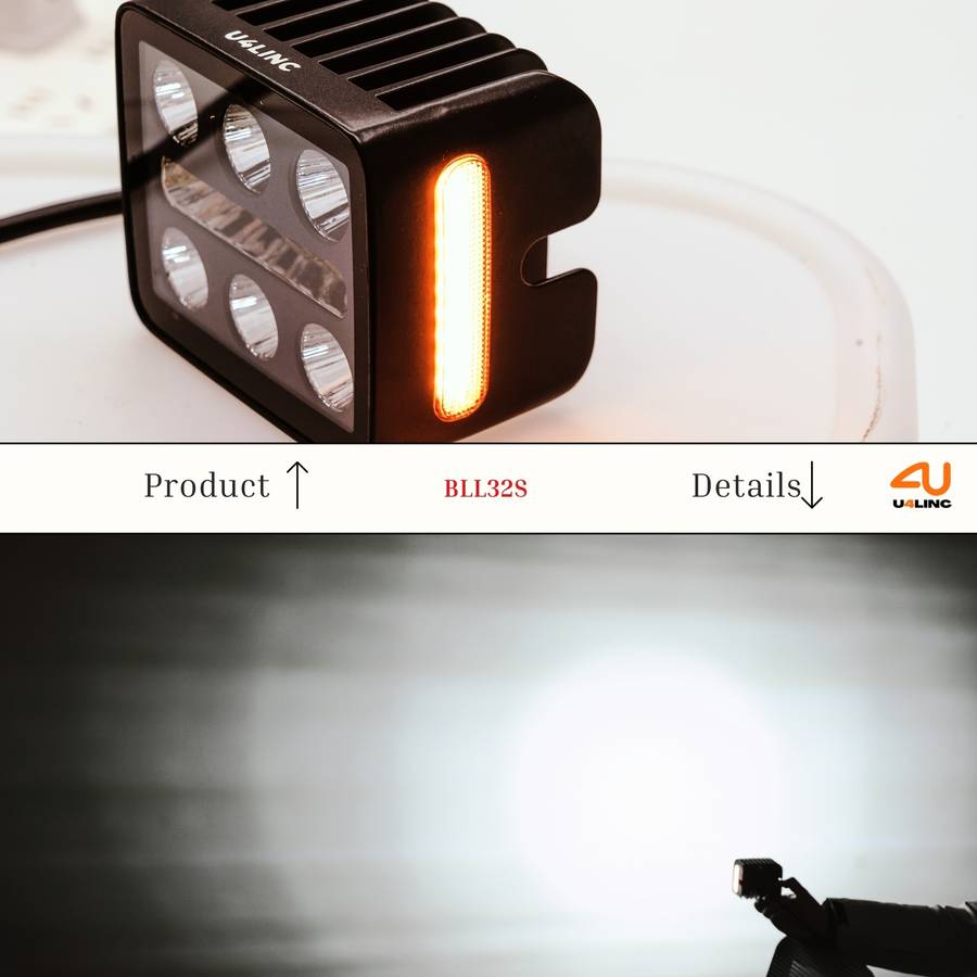 Car Lights Quantity 2Pcs With Amber Light
