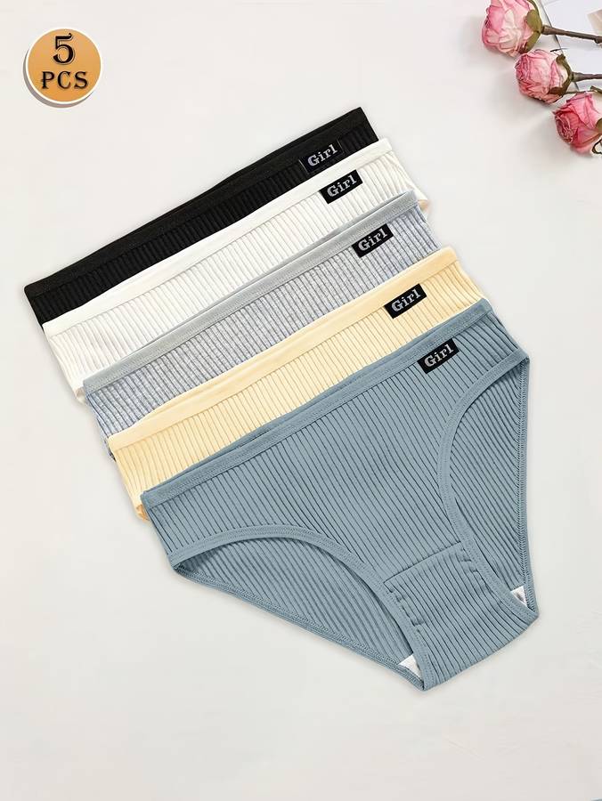 Womens Underwear Color Mixed Color 5 Pieces Sizes