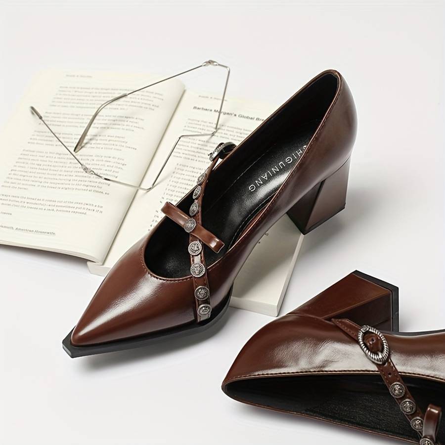 Women S High Heels Color Burgundy Sizeuk 6