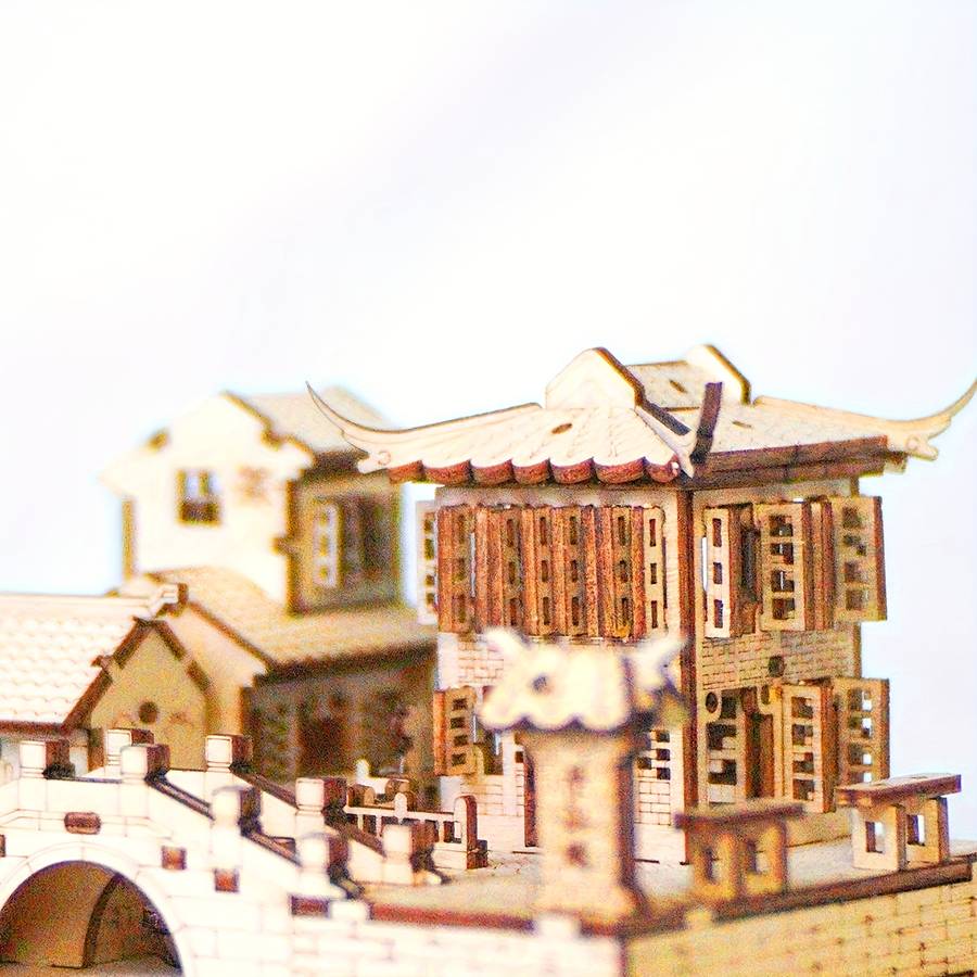 Building Toy Architectural Model Toy Set Items Hall Of Supreme Harmony  Add   Jiangnan Water Village