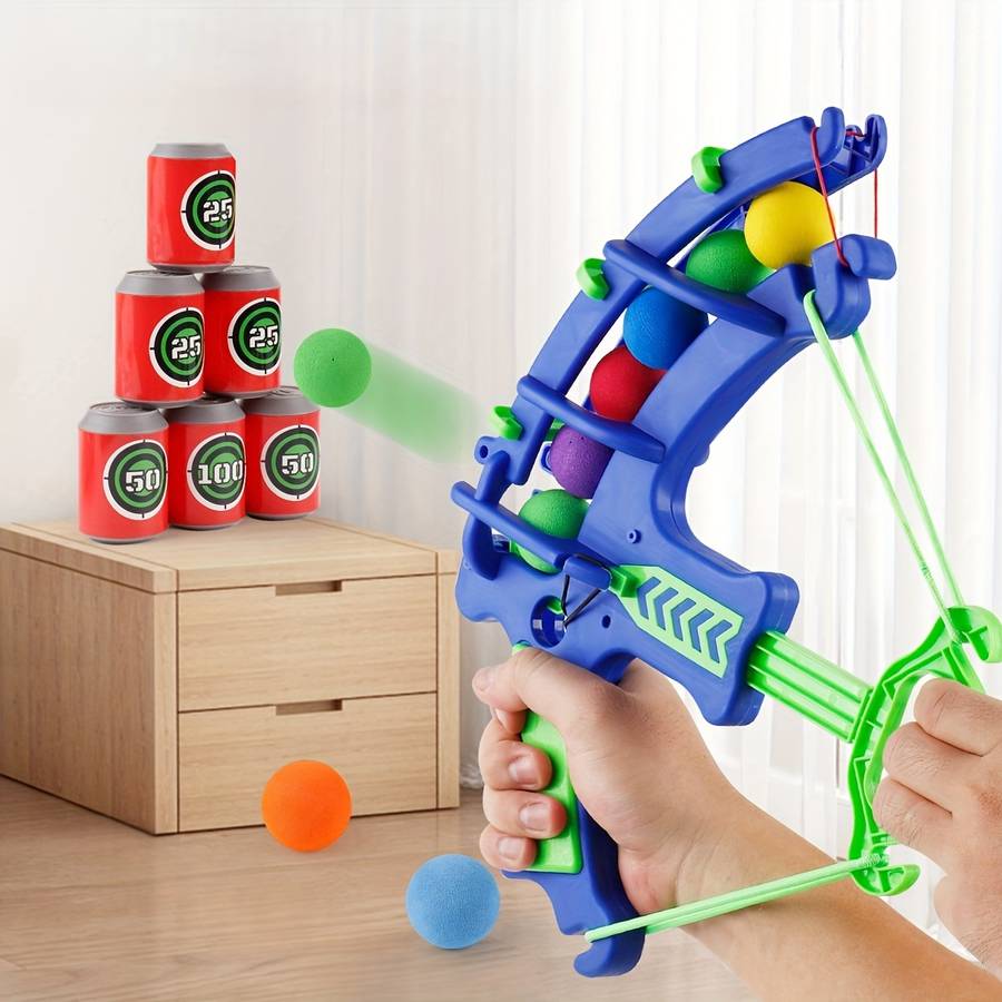 Toy Weapons Color Bow  Add  5 Balls  Random Balls   Add  6 Thickened Plastic Canisters