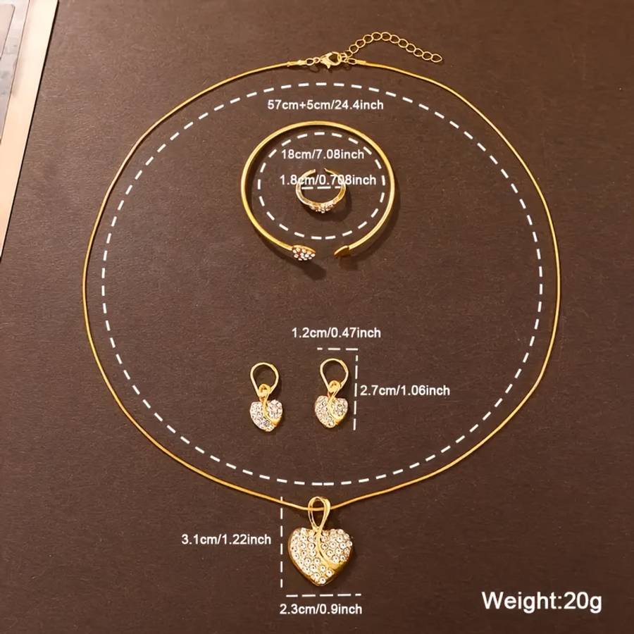 Advanced Women Quartz Watch Simple Jewelry 1866 Silvery Set 6 Piece Womens