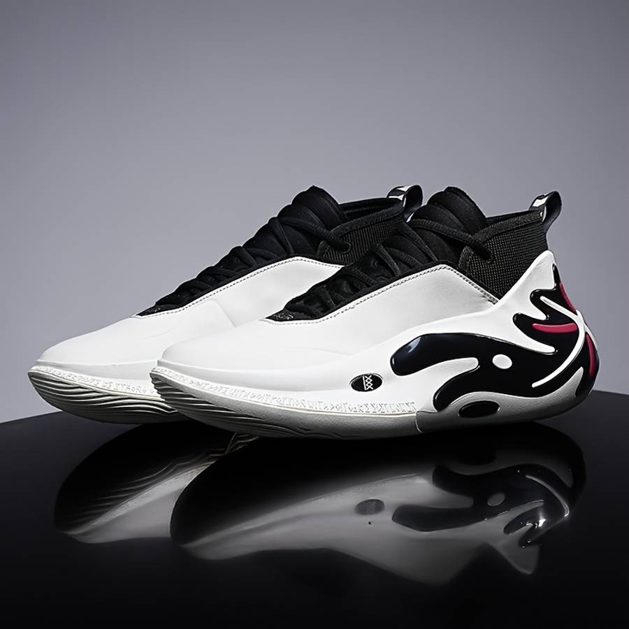 Basketball Shoes Color Black And White Sizeuk 5