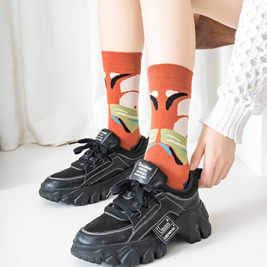 Women S Socks Color 5 Pairs Of Random Mixed Colors Size Onesize