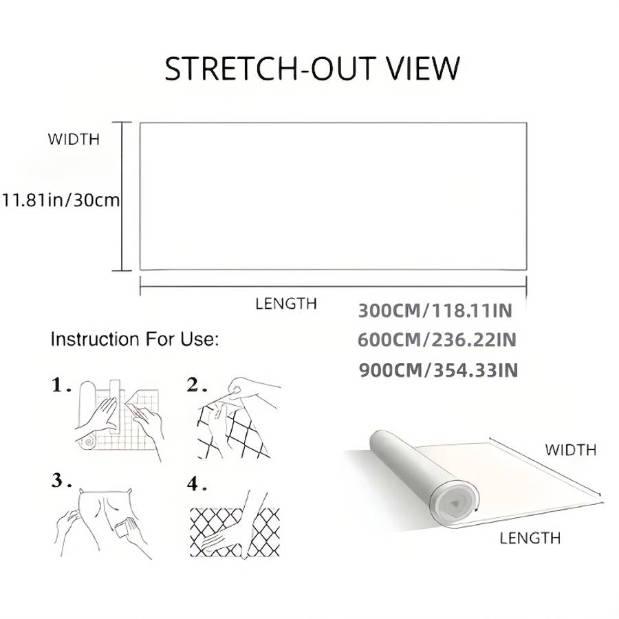 Self Adhesive Floor Stickers Gsdgs 02 29.99*600Cm 11.81*236.22In