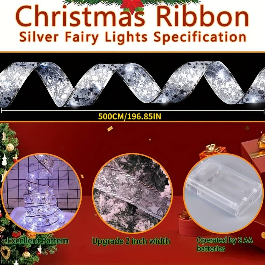 Christmas Lights Silvery Size 5 Meters