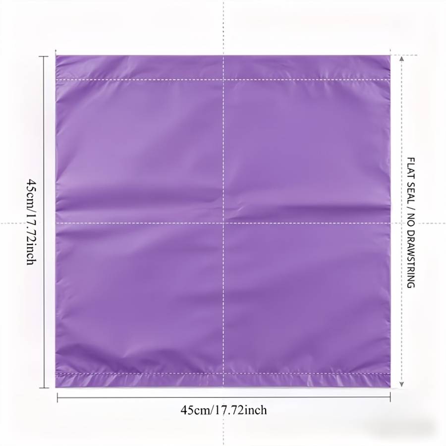 Trash Bag5 Rolls Of 100 Purple Pieces
