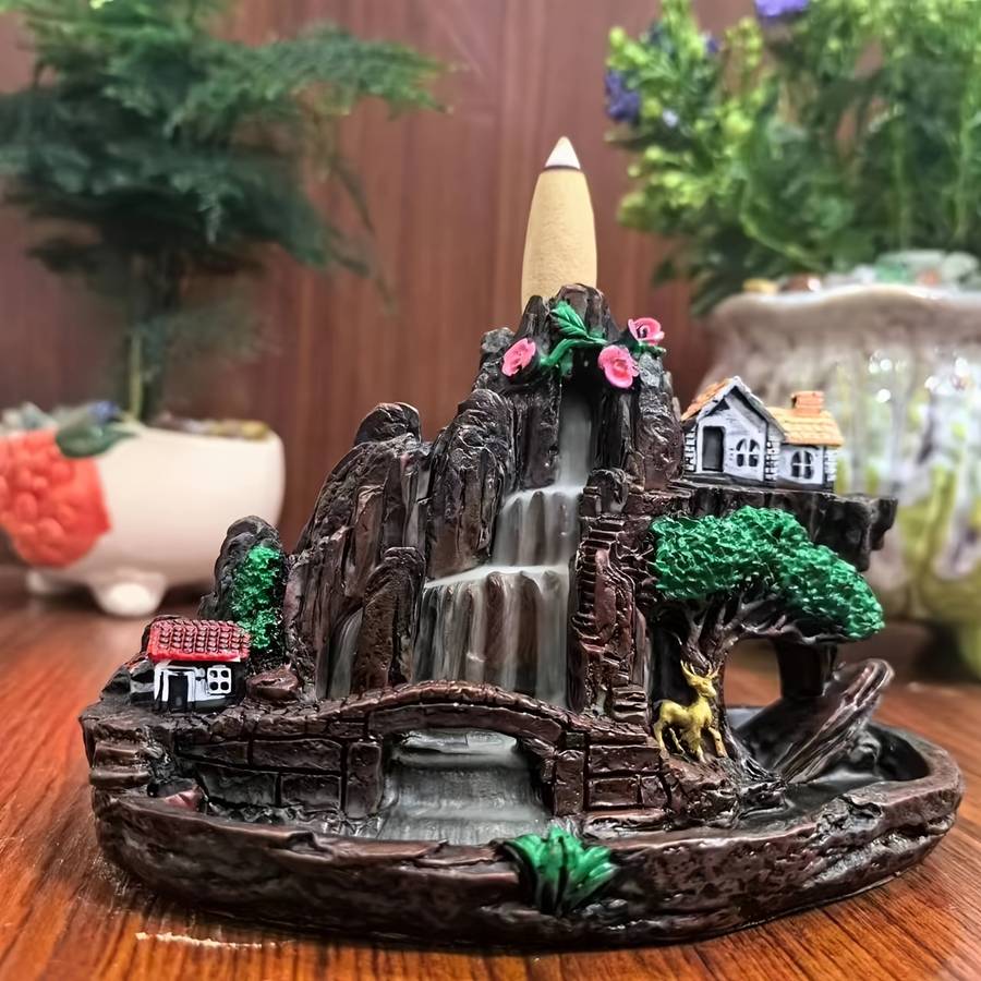 Incense Burner Style  Splendid Rivers And Mountains