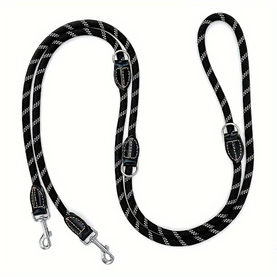 Dog Leash Color Black Single Reflective Silk Size 300*1.4
