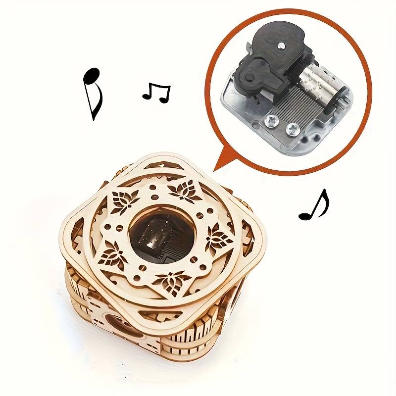 3D Puzzle Musical Instrument Model Style Music Box