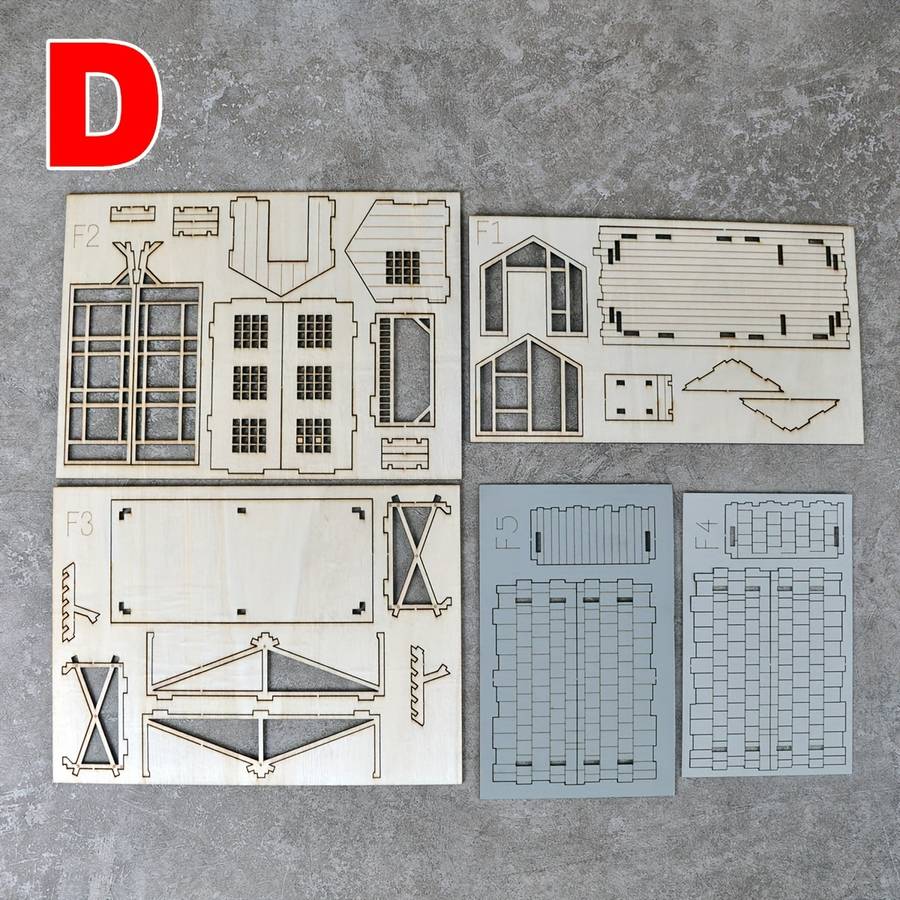 Building Toy Architectural Model Toy Set Model Type D