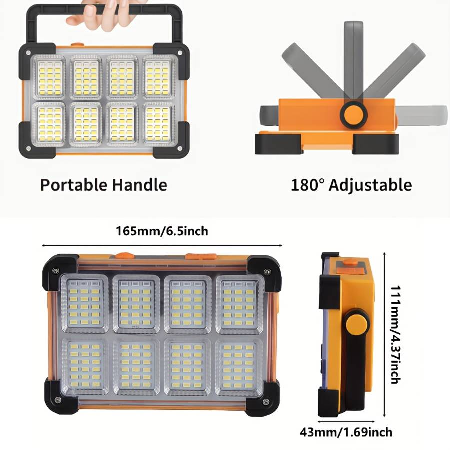 Solar Emergency Lights Color Orange