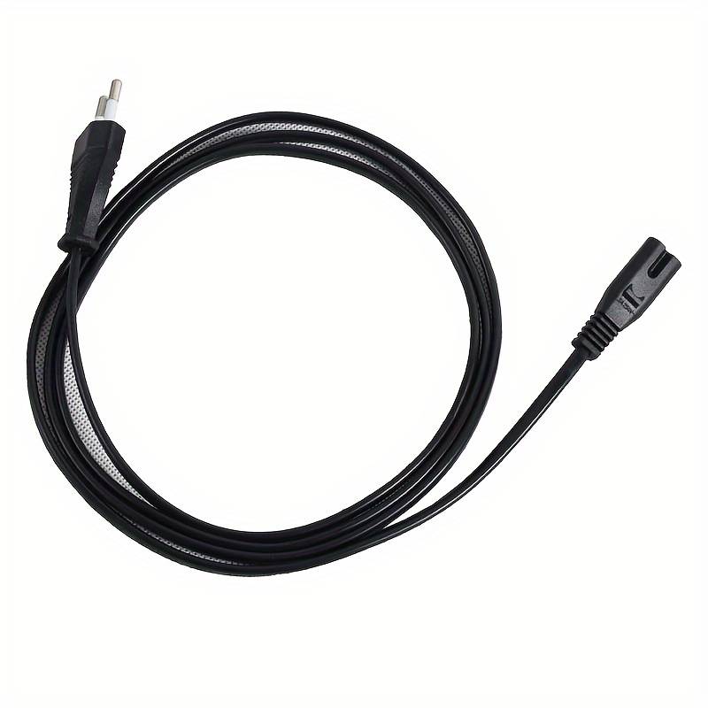 1pc 2.2m 8K Cable Mcbazel Power Cord with EU Plug C7 Dual Pole for PS5 PS4 PS3 Xbox Series B