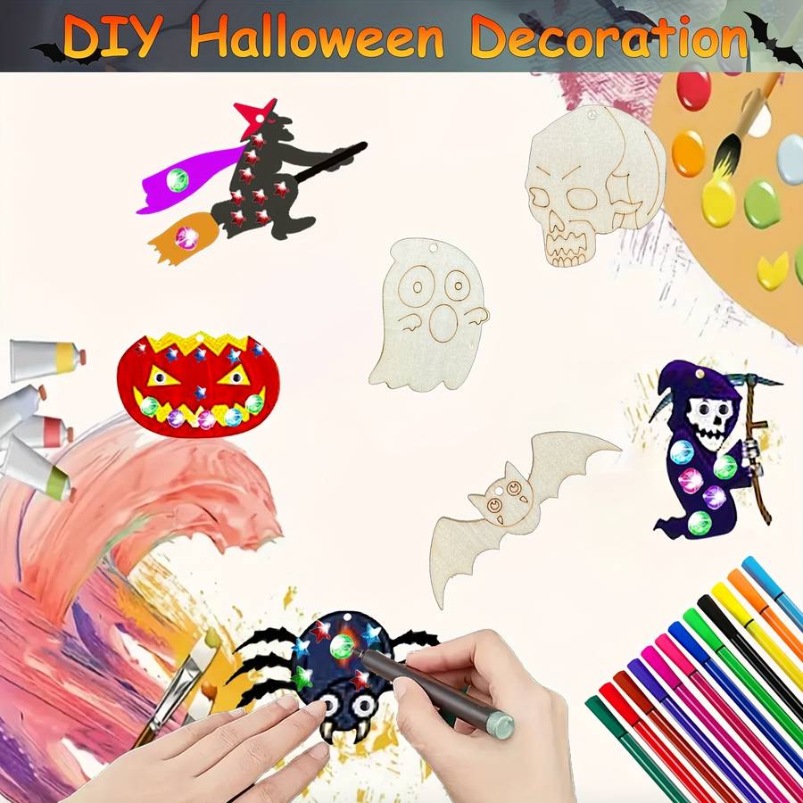 Halloween Decorations   Material Wood