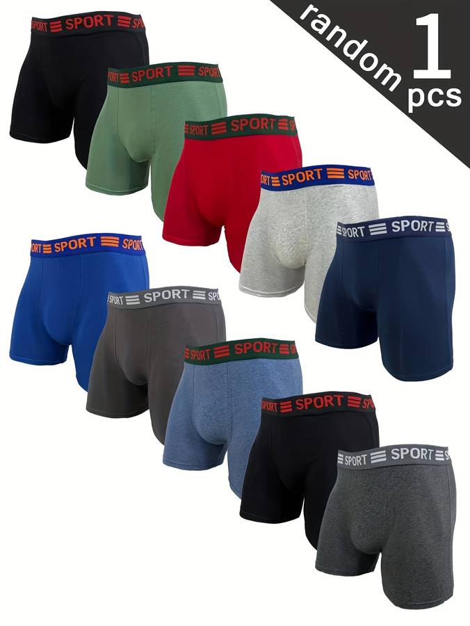 Mens Underwear Color 1 Pack Black Sizem