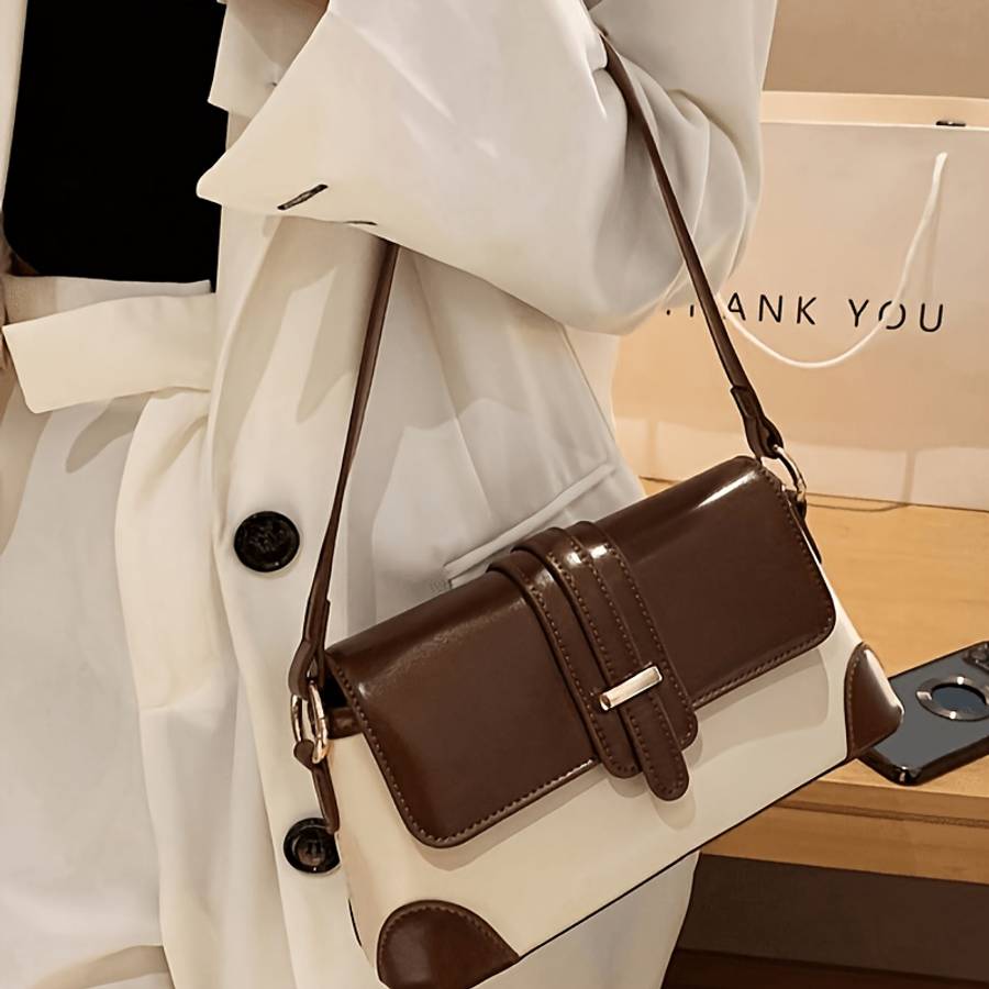 Women S Handbags White Brown