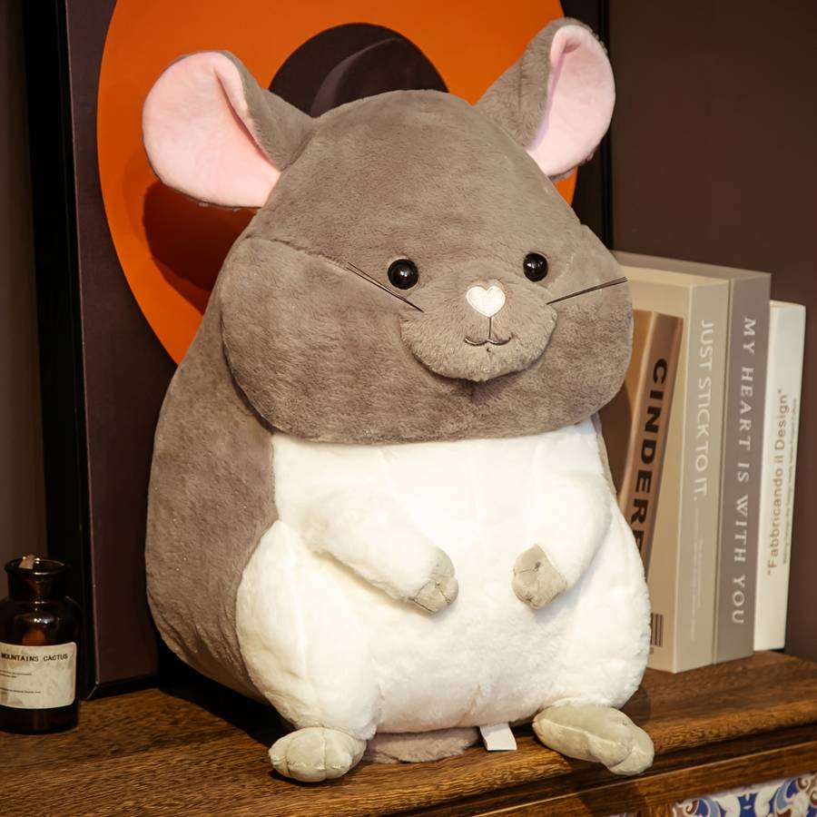 Toy Dolls color White Chinchilla and Chipmunk Pillow size Large Size 45cm