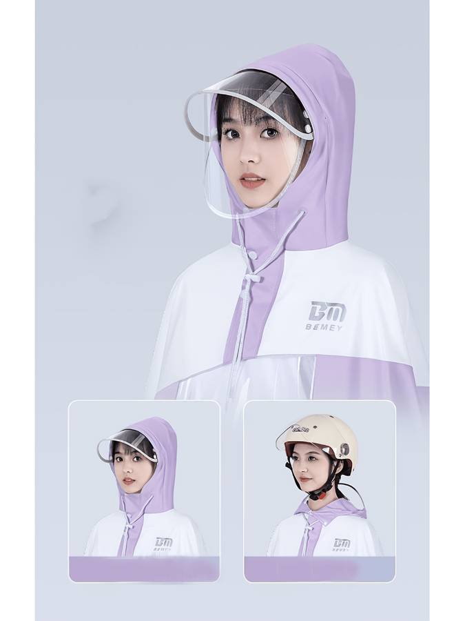 Raincoat Grey White Size Onesize
