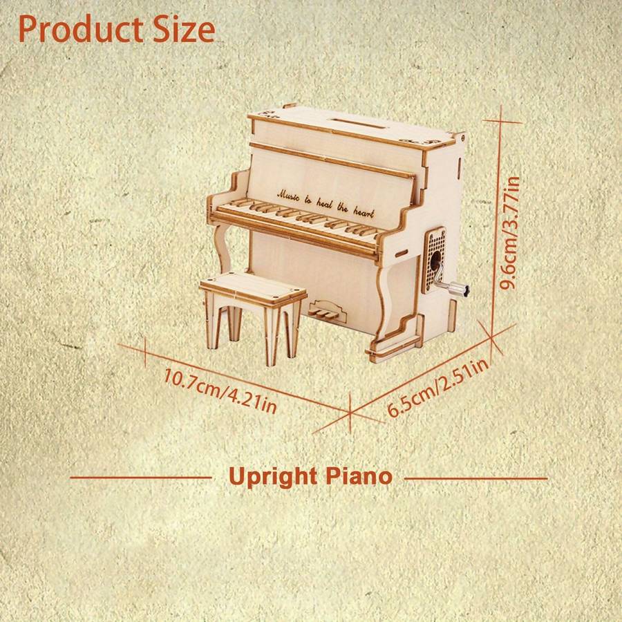 3D Puzzle Musical Instrument Model Items Piano