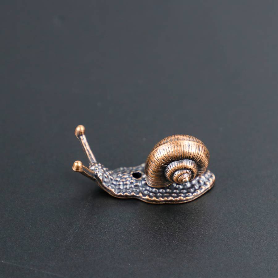 Incense Burner Color  Creative Snail Incense Stick   Red Copper