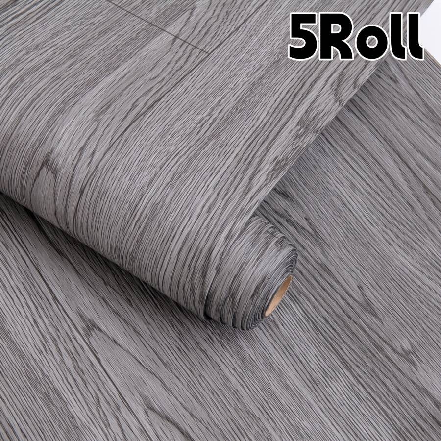 Self Adhesive Floor Stickers Dark Cool Gray 5Roll