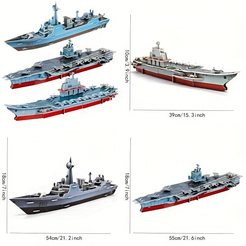 3D Jigsaw Puzzle Model Ship Quantity 3Pcs