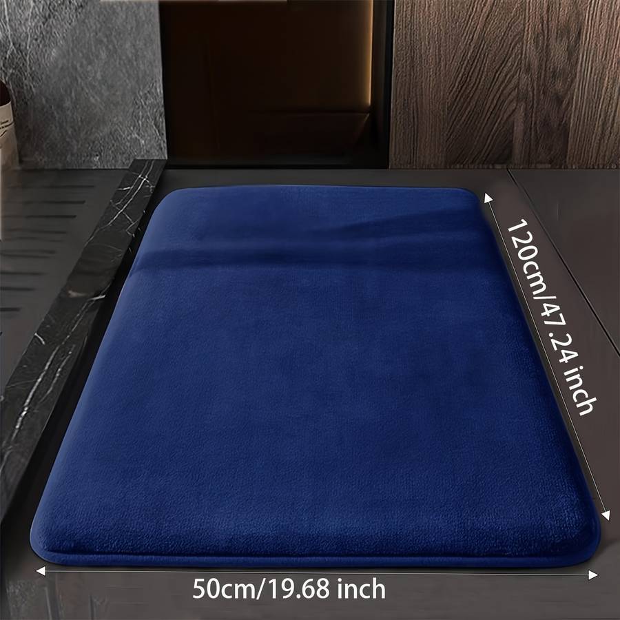 Floor Mats Color Tibetan Blue Foot Pad Size 50Cmx 19.7Inx47.2In