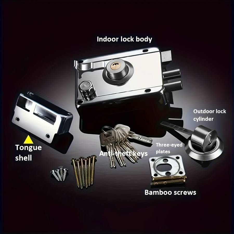 Lock Color Silvery Model 1Pcs Left Opening