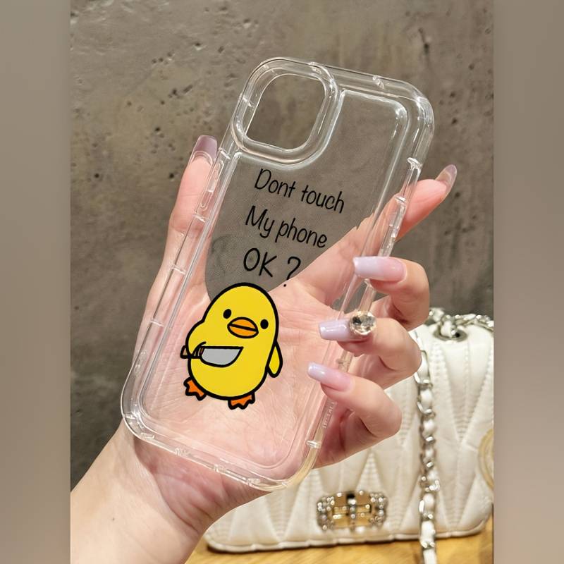 1Pc Transparent For iPhone 11 Pro Max Phone Case Phone Cover