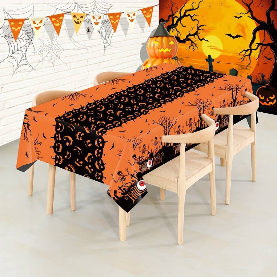 Halloween tablecloth decoration Quantity 5pcs