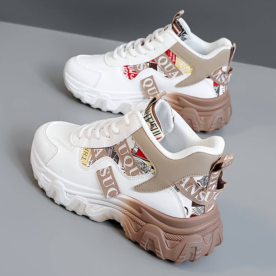 Women S Sneakers Color Khaki Sizeuk 6.5