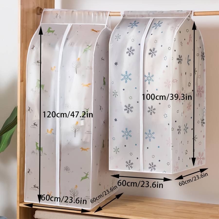 Storage Bag Color Snowflake Size60X60X100Cm 23.6X23.6X39.3In