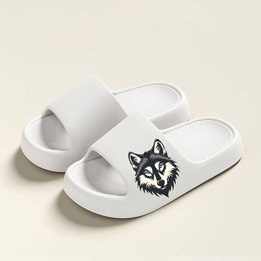 Men Slippers Summer Style White Size Uk 8.5 To 9