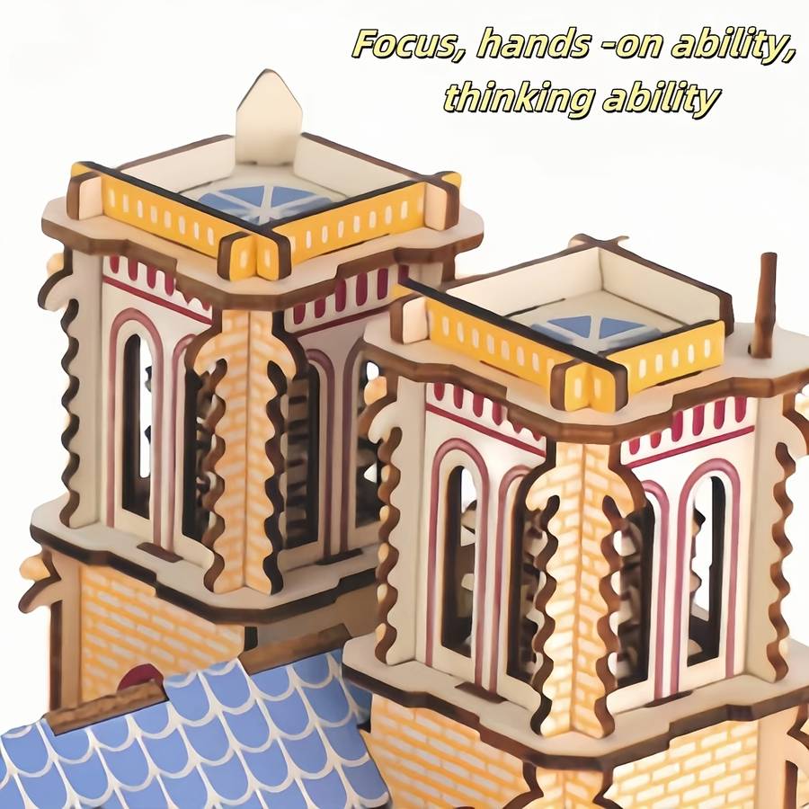 Building Toy Architectural Model Toy Set Style Notre Dame De Paris