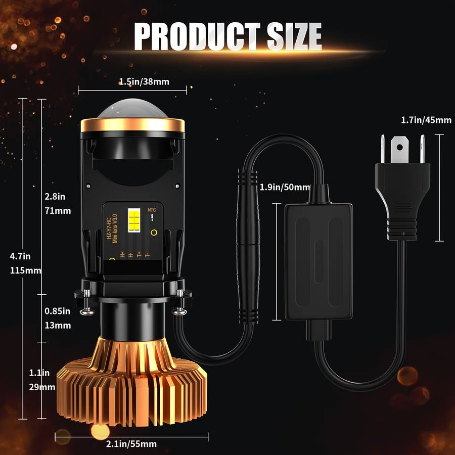 Car Lights Model H49003Hb2 Hilo Style Lefthand Drive