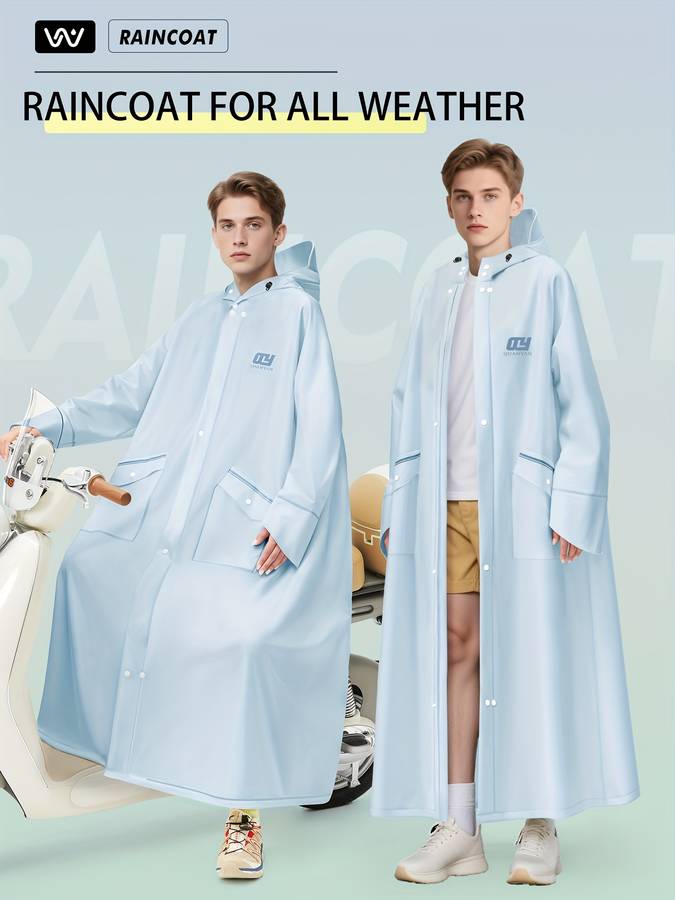 Raincoat Light Blue Size Uk S