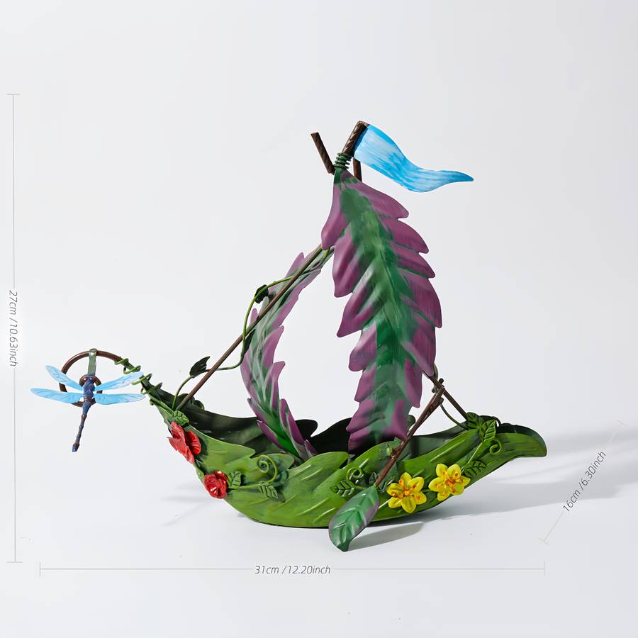 Handcrafted 3D Metal Fairy House Sailing