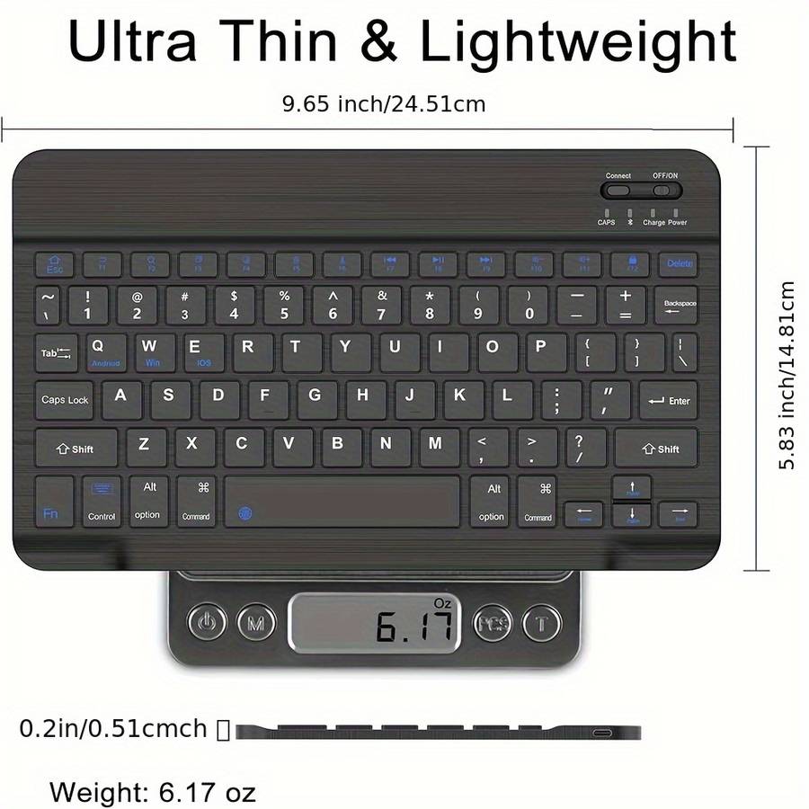 keyboard color Black size 10inch