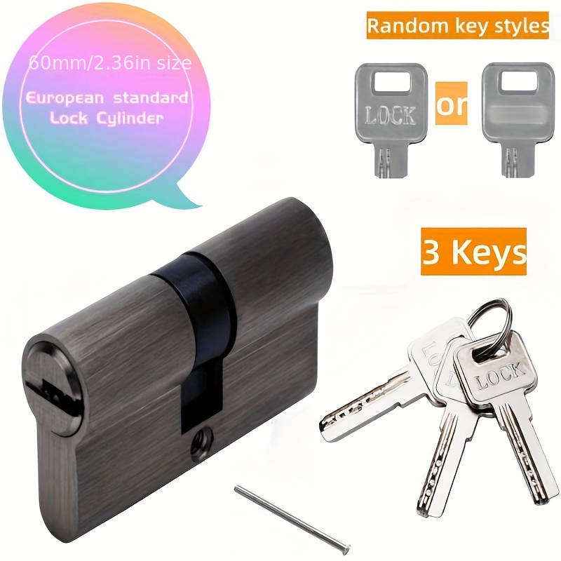 Lock Items Bright Color 60Mm  30Mm Add  30Mm  Quantity 5 Keys