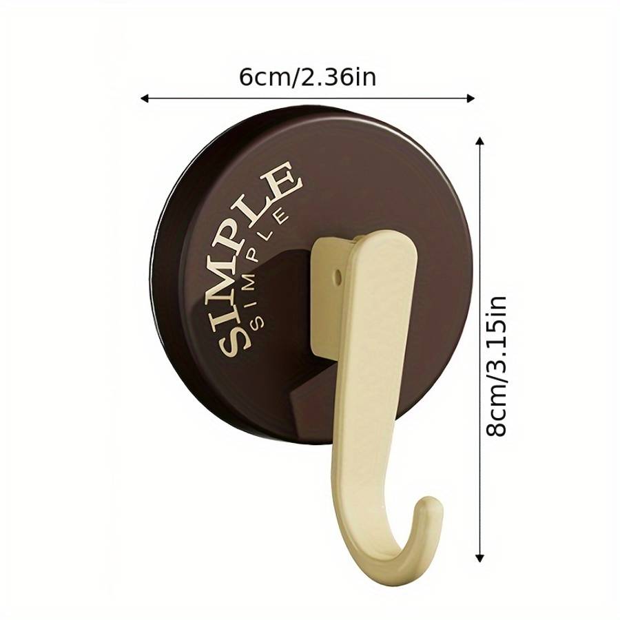 Bohemian Adhesive Wall Hanger Doors Walls Installation Strong color Dark Brown-1