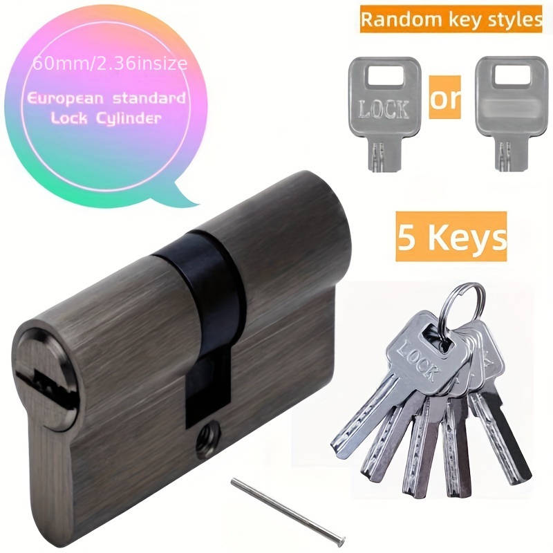 Lock Items Bright Color 60Mm  30Mm Add  30Mm  Quantity 5 Keys