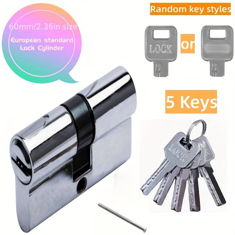 Lock Items Bright Color 60Mm  30Mm Add  30Mm  Quantity 5 Keys