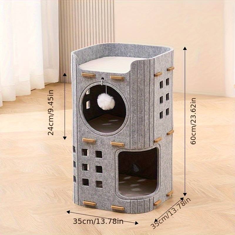 Pet supplies color Green Model Multi    hole 3    layer Cat Climbing Frame